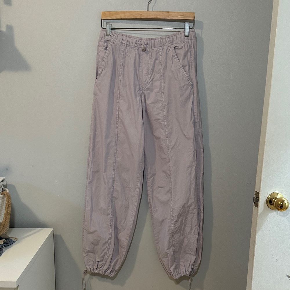 Lilac Parachute Pants 100% Cotton